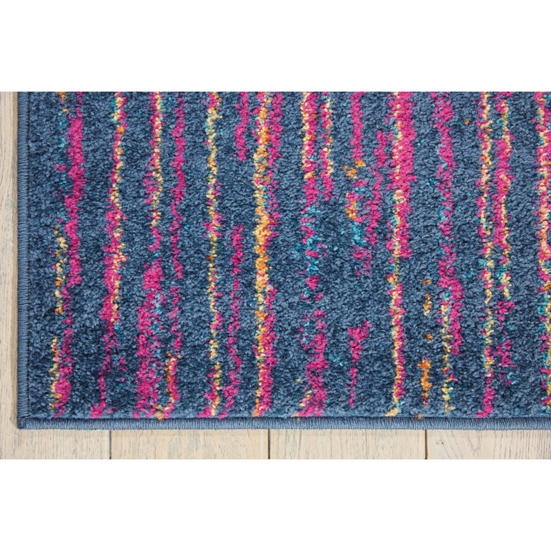 Tapis multicolore, Rectangle 3 pi 9 po x 5 pi 9 po