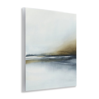 Plaque murale Foggy Seaside Serenity, design par 1x
