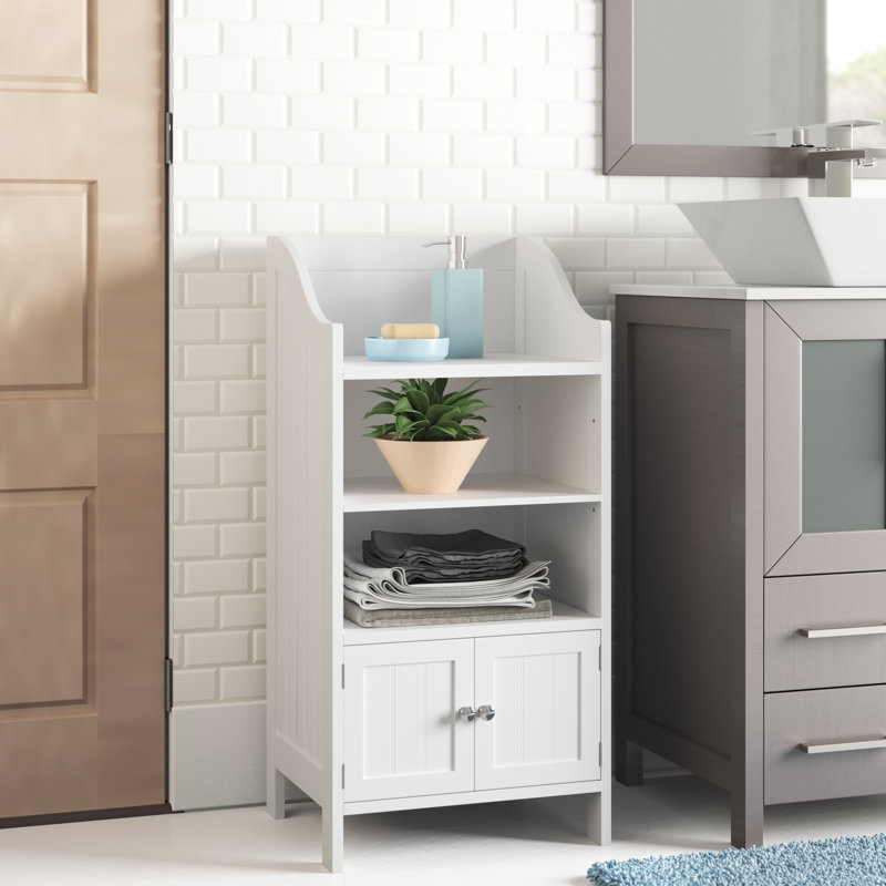 Kelaa Bathroom Cabinet, White