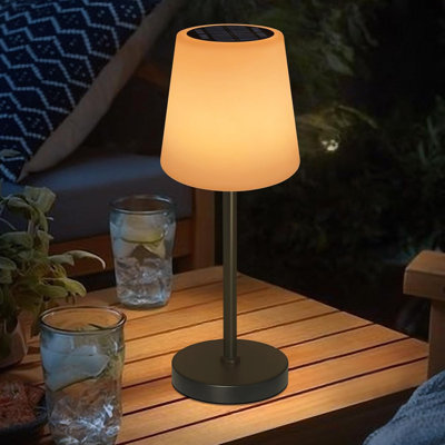 18'' Solar Powered Outdoor Table Lamp