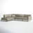 Ambere Upholstered L-Shaped Sectional-693940510-693940505