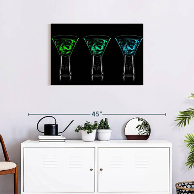 Yarlin bleu vert cocktails