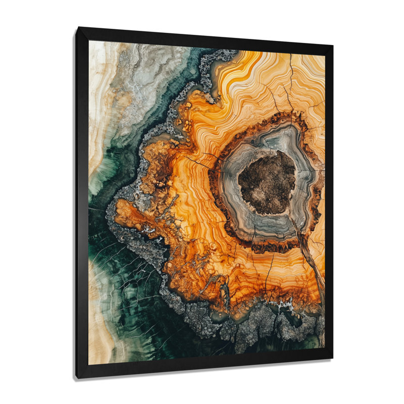Glodi - Landscapes Wall Art Prints, H 20 po x l 12 po, Reproduction encadrée sans passe-partout, Noir, noir, noir, noir