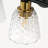 Abner 23" 3-Light Diamond Textured Glass Vanity Light-1679457858