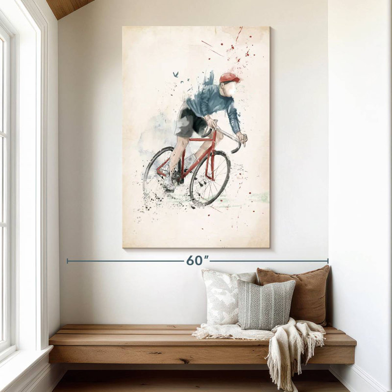 Mehar «I Want To Ride My Bicycle», H 51 po x l 34 po