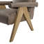 Fauteuil moderne en similicuir Nessi - espresso-1966161695