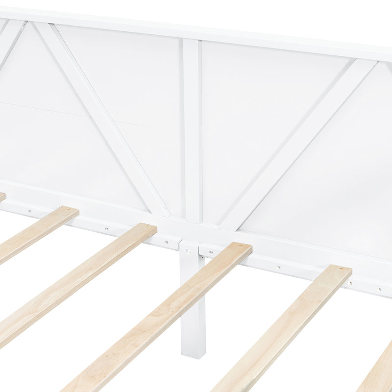Lit de jour blanc de taille simple, avec une silhouette épurée et élégante, une maison multifonctionnelle, un lit de jour solide de taille stable, idéal pour se détendre et se détendre, structure, rangement sous le lit