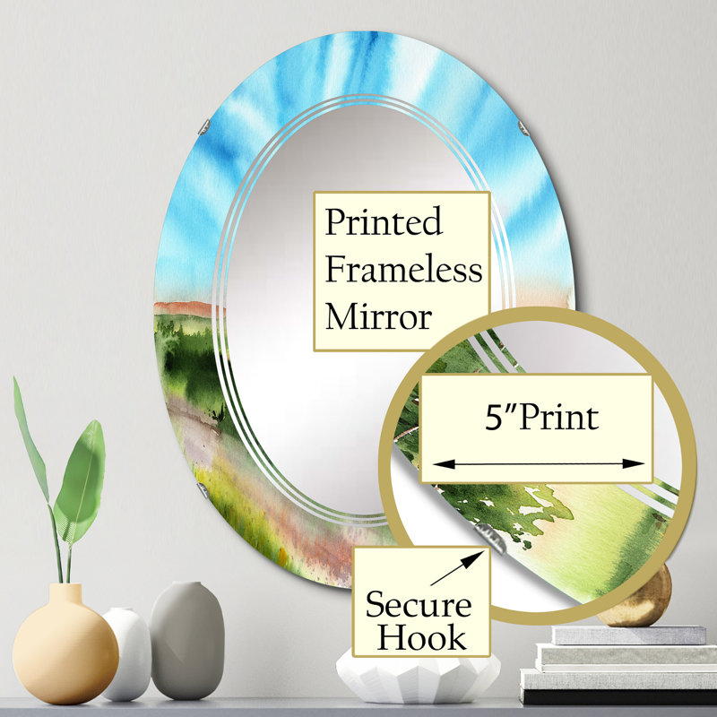 Miroir de salle de bain sans cadre, 30 po x 20 po