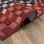 Tapis antidérapant en polyester gris ardoise lavable à la machine-1182061220