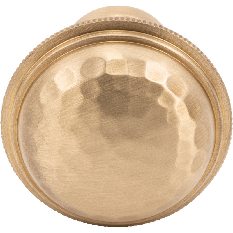 ArtWorth 1 1/4" Diameter Round Knob, Satin Brass