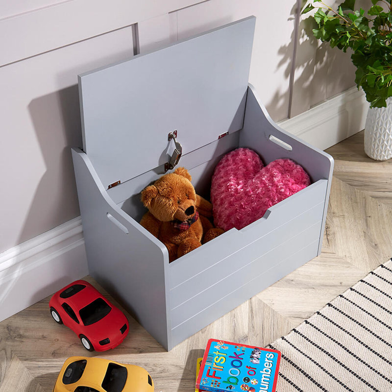 Garoufalia Toy Storage Bench, Grey