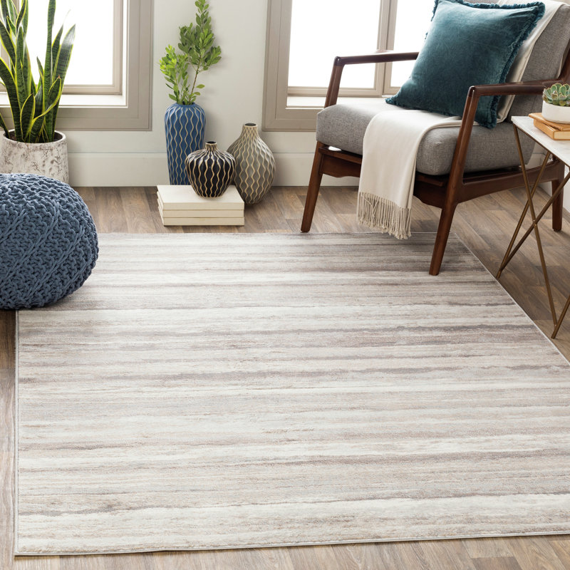 Striped Area Rug, Rectangle 200cm x 274cm