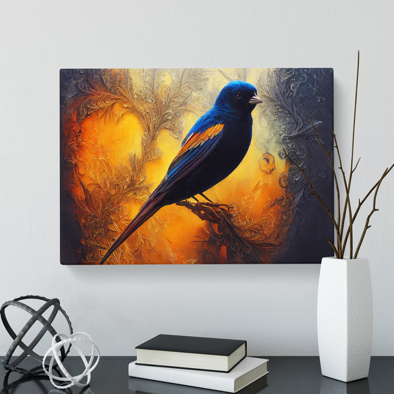 Mystical Bird - Wrapped Canvas Print
