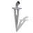 Strive Post Spikes Steel