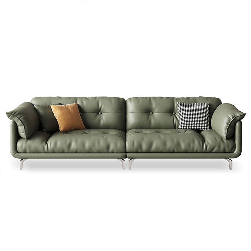 Coussin modulaire vert 100% polyester, Vert