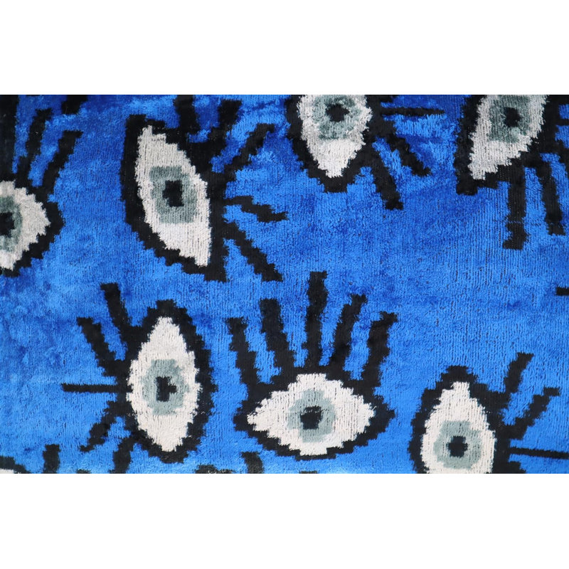 Velvet Rectangular Pillow Cover & Insert, Blue