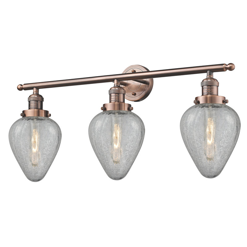 Shauna 3 - Light Dimmable Vanity Light, Antique Copper