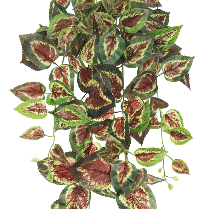 Lierre artificiel suspendu Coleus artificiel, H 32 po x l 12 po x P 6 po