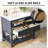 36" Fully Assembled Single Bathroom Vanity With Artificial Marble Top, Blue-124851759