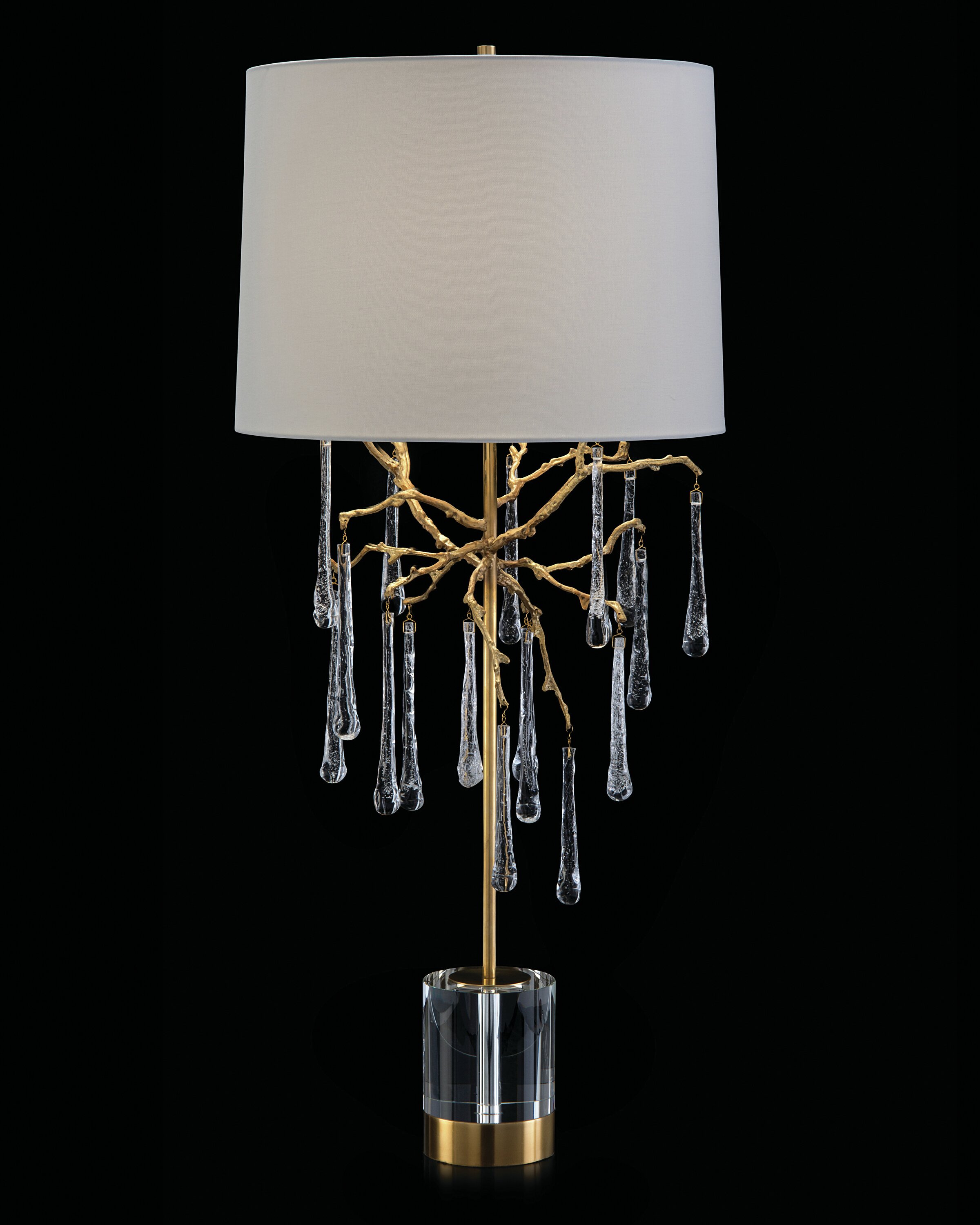 Teardrop luxe clearance table lamp