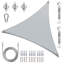 Royal Super Ring Shade Triangle Super Ring Shade Sail With Hardware Kit & Rope-114885119-114885127