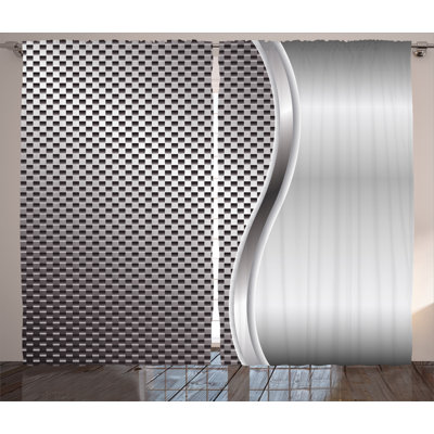 Semi Sheer Curtain Pair