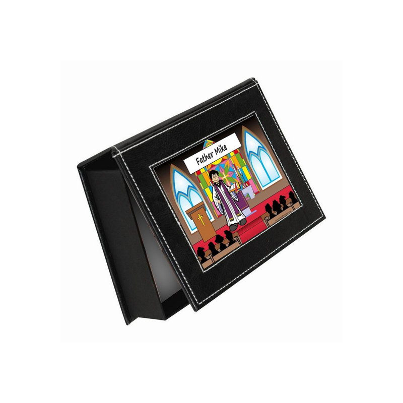 Faux Leather Memory Box