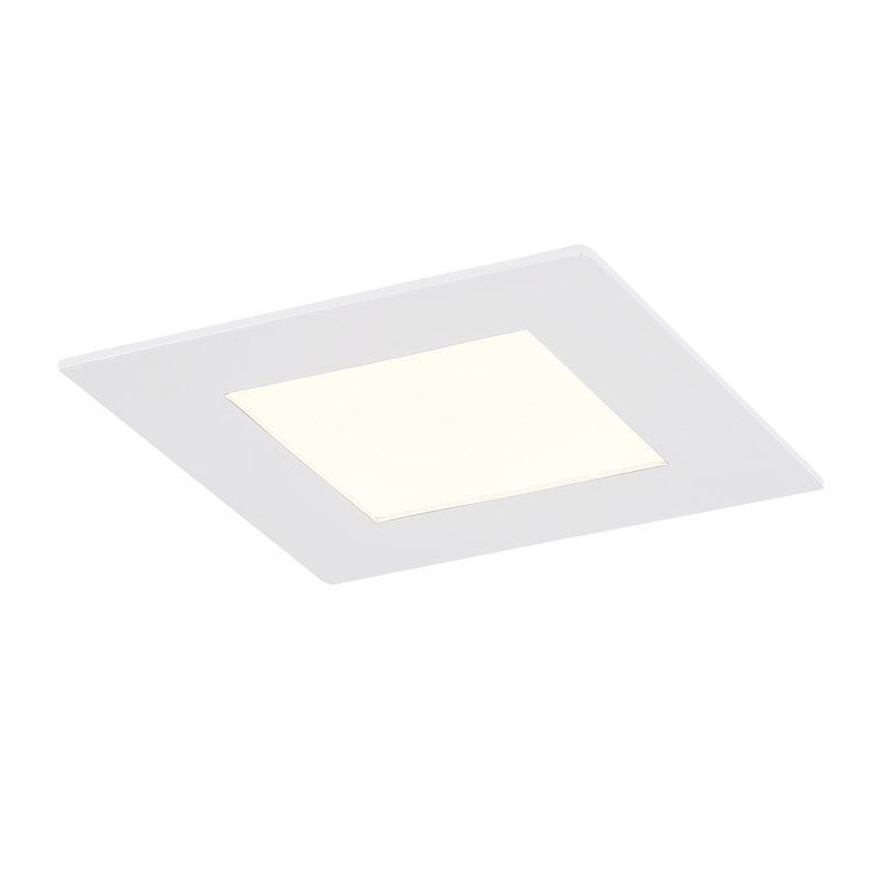 Garniture carrée mince 1 lumière 12W Midway 4 "- 5CCT