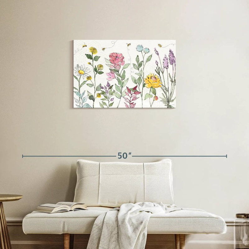 Harnek Honeybee Blossoms I, H 20 po x l 30 po