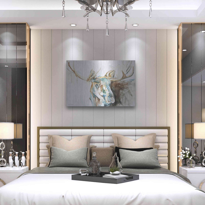 «Water Moose» par Kamdon Kreations, H 24 po x l 36 po