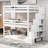Triple Bunk Bed With Storage Staircase
