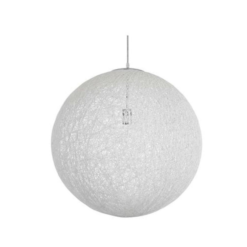 Luminaire suspendu Bellini, H 59 po x l 15,5 po x P 15,5 po, Blanc