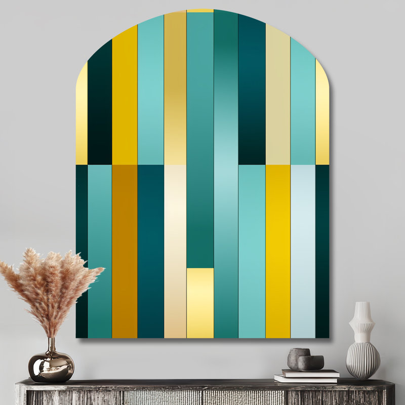 Carmelina - art mural abstrait en métal asymétrique, 43" H x 33" W