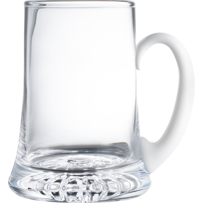 Barski Beer Mug, Clear/Opal