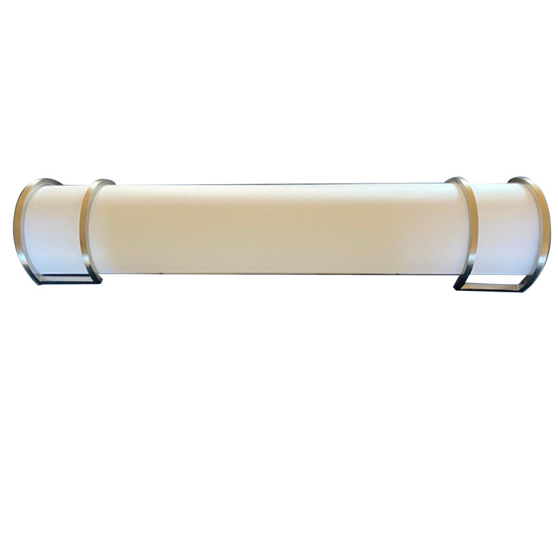 Éclairage pour salle de bain à 1 lumière DEL en nickel brossé Honfleur à intensité variable