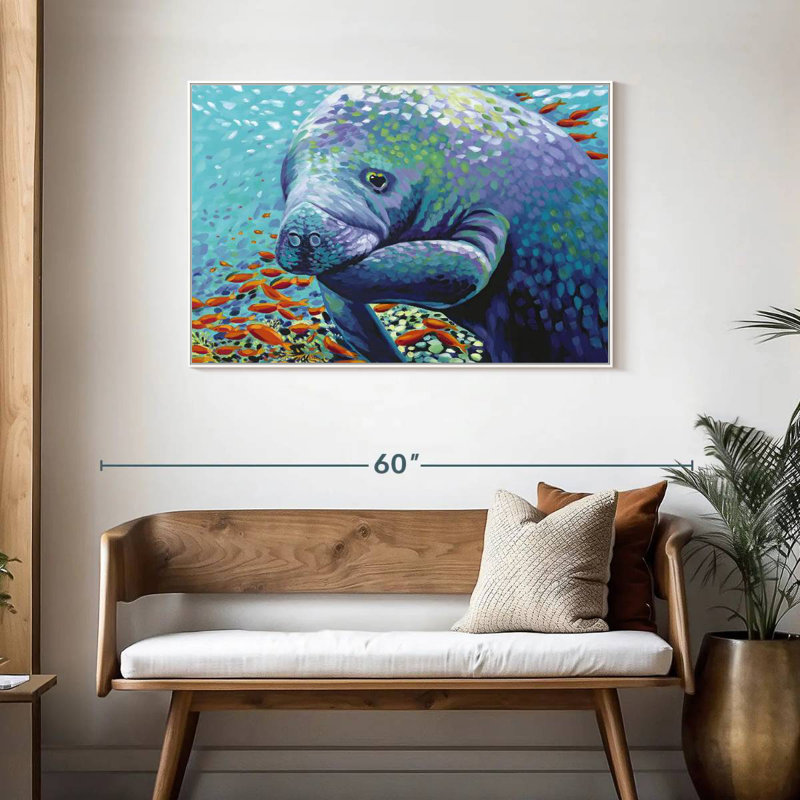 Sea Sweetheart II, Floating Frame White, 43" X 29"