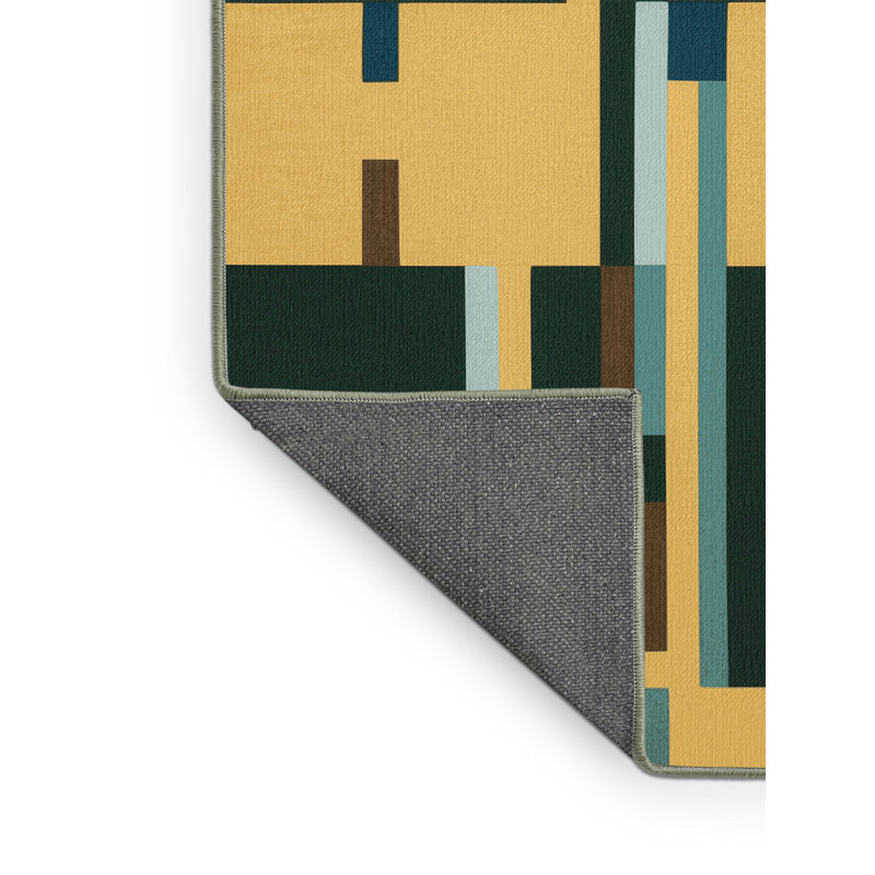 Plains In Pixels Rug, Rectangle 2' x 3'