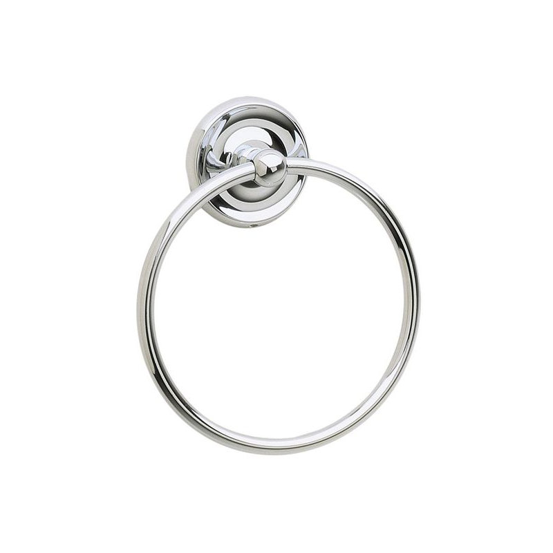 Wall Mounted Towel Ring, Polished Chrome