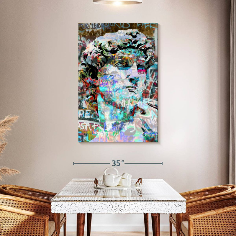 Leisha David Heavy Graffiti, 48" H x 32" W
