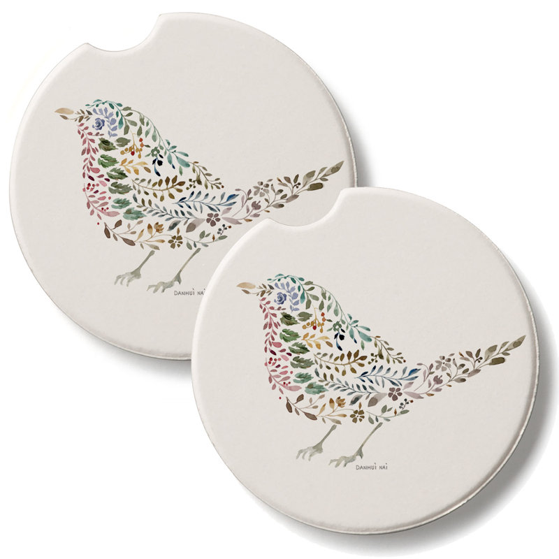Ensemble de 2 sous-verres nature