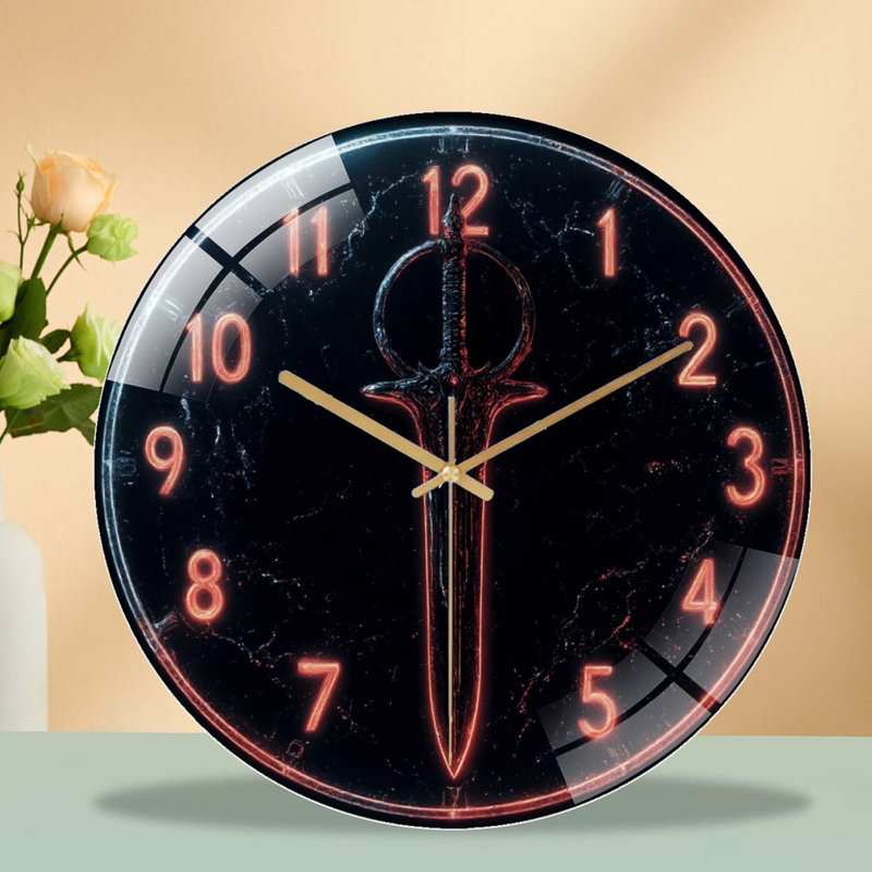 Horloge murale avec horloge 12 po