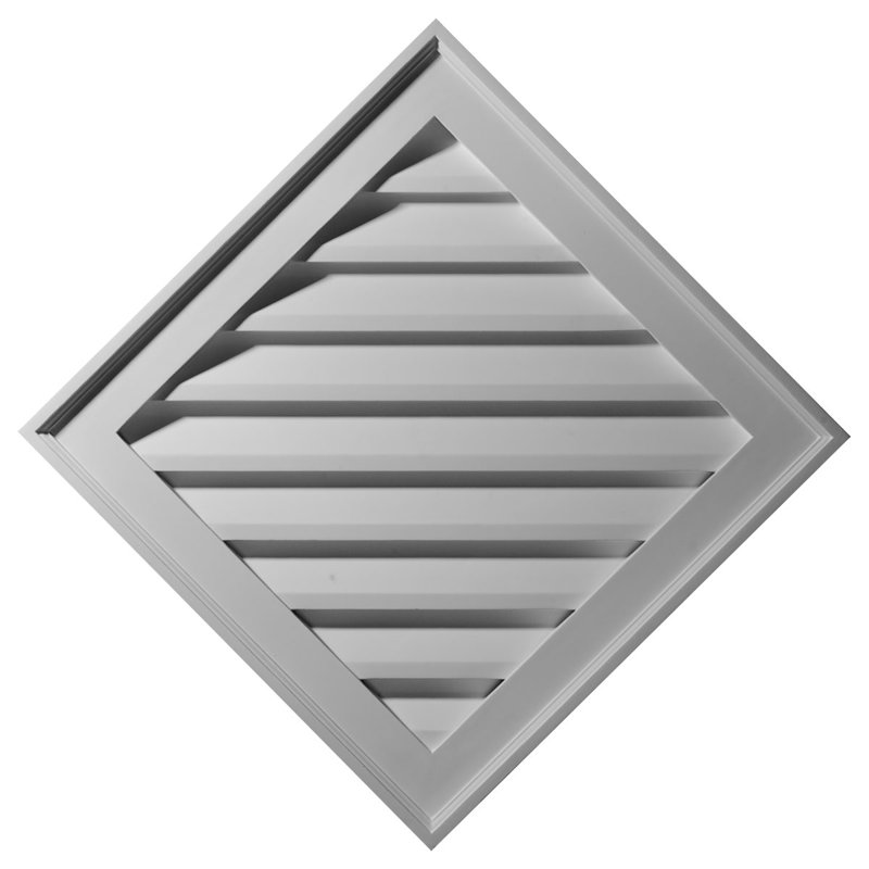 Grille d'aération Diamond Gable, fonctionnelle