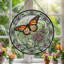 Vitrail de vitrail papillon Butterfly, 7,8 heures-993369010