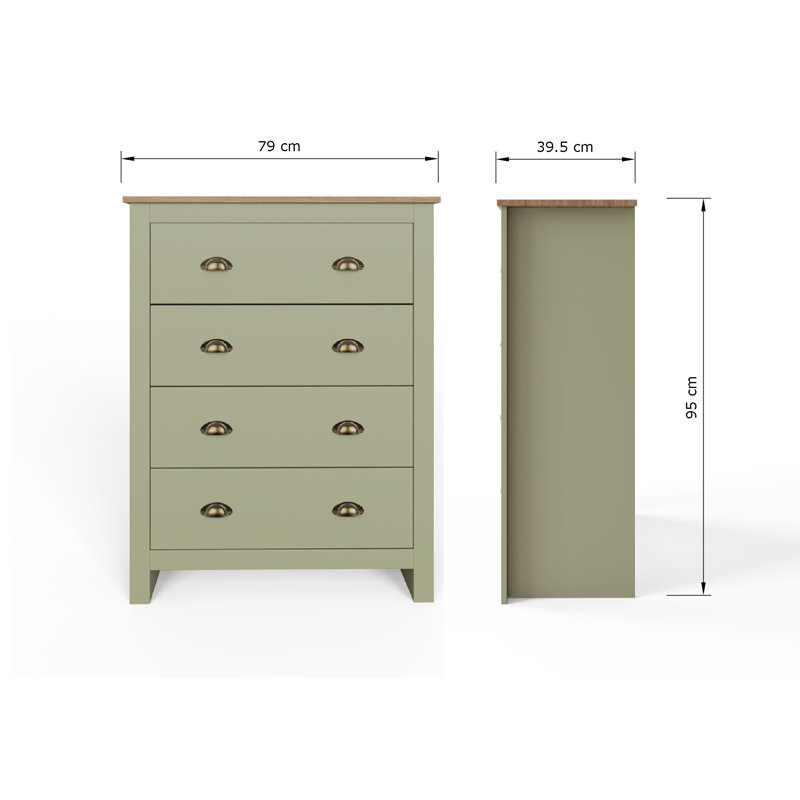 Kenneth Piece Bedroom Set, Sage Green
