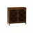 Fiama 38" Three Shelf Accent Cabinet with Two Glass Doors-849381727