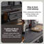 Buffet 67,91 po en pin noir rétro