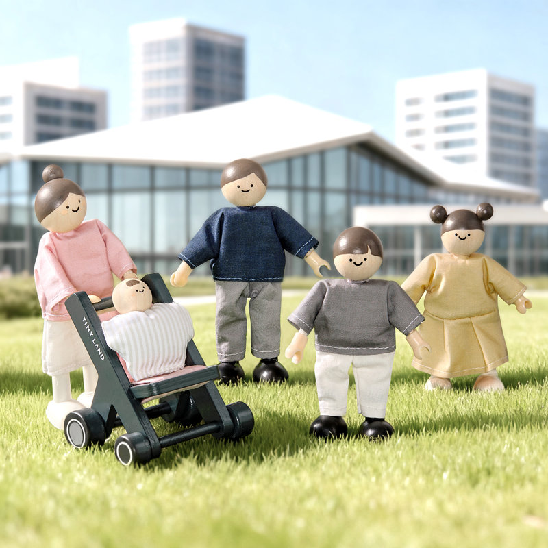 Poupées en bois Tiny Land®