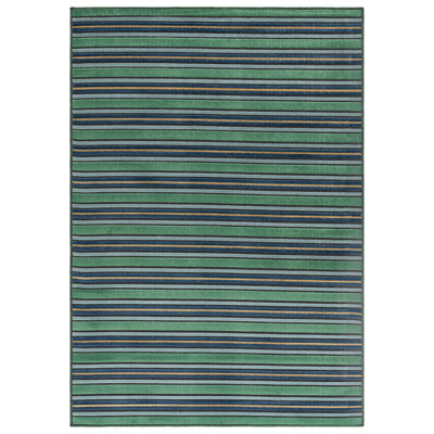 Tapis rayé Cabana 406 pour intérieur/extérieur