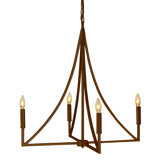 Elite 4 - Light Candle Style Empire Chandelier