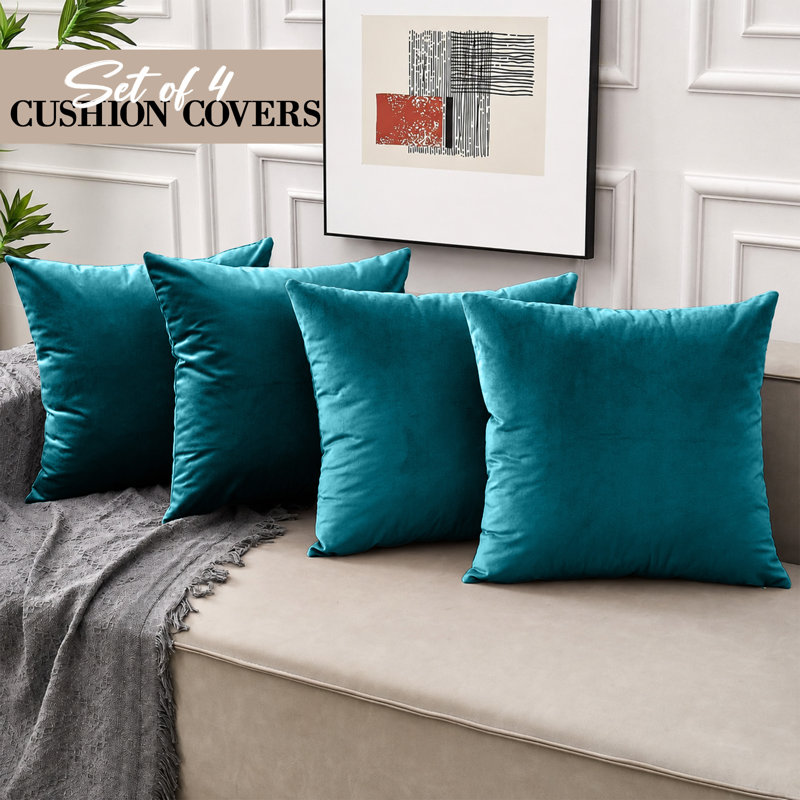 Eva-Sophia Square Scatter Cushion, Teal